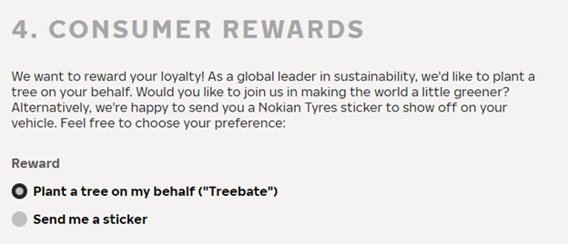 Consumer Rewards - Tire Registration