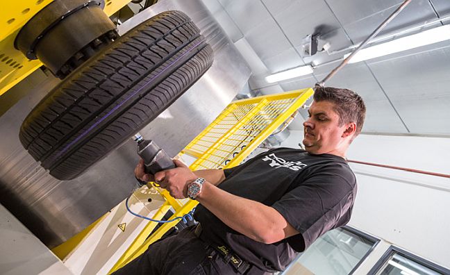INDOOR TESTING OF TIRES