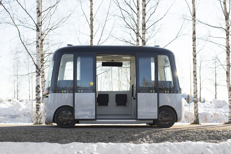 Autonomous driving: The world’s first all-weather robot bus runs on Nokian Hakkapeliittas